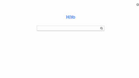 What Hiyo.com website looked like in 2018 (5 years ago)