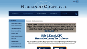 What Hernandotax.us website looked like in 2018 (5 years ago)