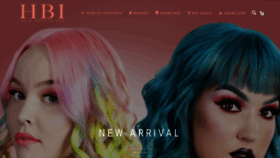 What Hairbeautyink.com.au website looked like in 2018 (5 years ago)
