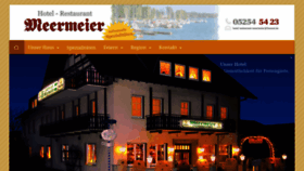 What Hotel-restaurant-meermeier.de website looked like in 2018 (5 years ago)