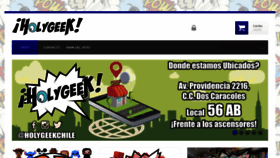 What Holygeek.cl website looked like in 2018 (6 years ago)
