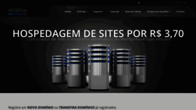 What Hospedameusite.com.br website looked like in 2018 (5 years ago)
