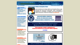 What Homeopatia.org.ar website looked like in 2018 (5 years ago)
