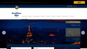 What Hotel-royalphare-paris.com website looked like in 2018 (5 years ago)