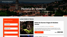 What Hotelsverona24.com website looked like in 2018 (5 years ago)