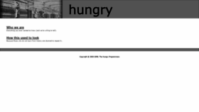What Hungry.com website looked like in 2018 (5 years ago)