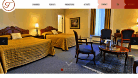 What Hotelmanoirdelatour.com website looked like in 2018 (5 years ago)