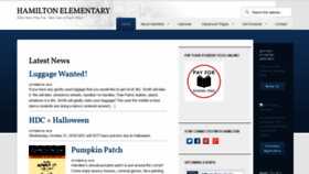 What Hamiltoncps.org website looked like in 2018 (5 years ago)