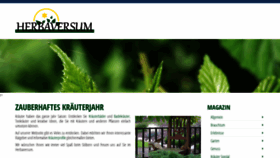 What Herbaversum.de website looked like in 2018 (5 years ago)