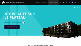 What Habitationslaurendeau.com website looked like in 2018 (6 years ago)