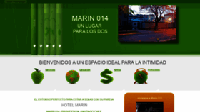 What Hotelmarin.cl website looked like in 2018 (5 years ago)