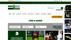 What Horsetelex.com website looked like in 2018 (5 years ago)