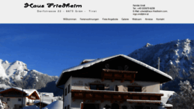 What Haus-friedheim.com website looked like in 2018 (5 years ago)