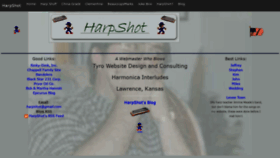 What Harpshot.com website looked like in 2018 (5 years ago)