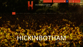What Hickinbotham.biz website looked like in 2018 (5 years ago)