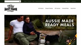 What Happycampergourmet.com.au website looked like in 2018 (5 years ago)