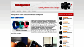 What Handyuhren-testsieger.de website looked like in 2018 (5 years ago)