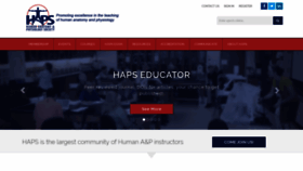 What Hapsweb.org website looked like in 2018 (5 years ago)