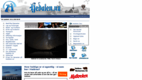 What Hedalen.no website looked like in 2018 (5 years ago)