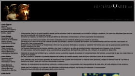 What Historiayarte.net website looked like in 2018 (5 years ago)