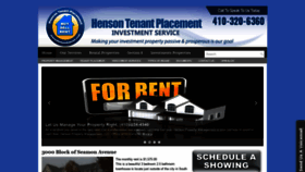 What Hensonpropertymanagementsolutions.com website looked like in 2018 (5 years ago)