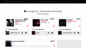 What Hiphopmomma.com website looked like in 2018 (5 years ago)