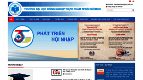 What Hufi.vn website looked like in 2018 (5 years ago)