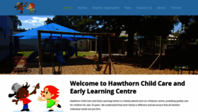 What Hawthornchildcare.com.au website looked like in 2018 (5 years ago)