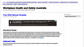 What Healthsafety.com.au website looked like in 2018 (5 years ago)