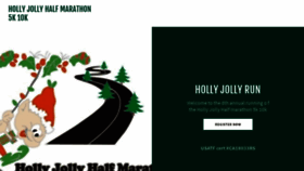 What Hollyjollyhalf.com website looked like in 2018 (5 years ago)