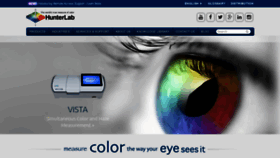 What Hunterlab.com website looked like in 2018 (5 years ago)