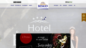 What Hotelbeskid.pl website looked like in 2018 (5 years ago)