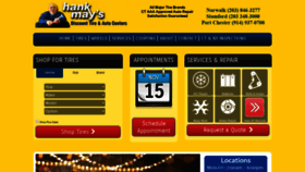 What Hankmays.com website looked like in 2018 (5 years ago)