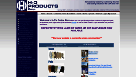 What H-oproducts.com website looked like in 2018 (5 years ago)