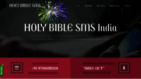 What Holybiblesms.com website looked like in 2018 (5 years ago)