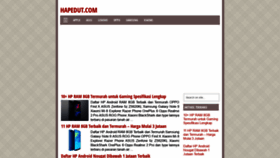 What Hapedut.com website looked like in 2018 (5 years ago)