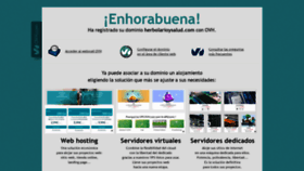 What Herbolarioysalud.com website looked like in 2018 (5 years ago)