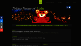 What Holidaylightsdrivethru.com website looked like in 2018 (5 years ago)