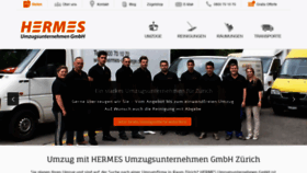What Hermes-umzuege.ch website looked like in 2018 (5 years ago)