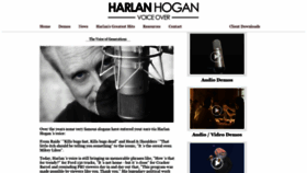 What Harlanhogan.com website looked like in 2018 (5 years ago)
