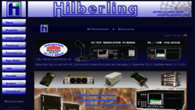 What Hilberling.de website looked like in 2018 (5 years ago)