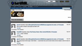 What Hardmob.com.br website looked like in 2018 (5 years ago)