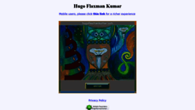 What Hugoflaxmankumar.com website looked like in 2018 (5 years ago)