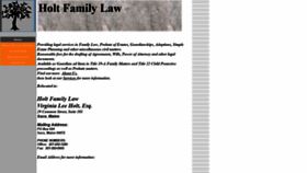 What Holtfamilylaw.com website looked like in 2018 (5 years ago)