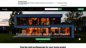 What Homify.ca website looked like in 2018 (5 years ago)