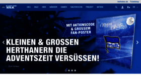 What Herthashop.de website looked like in 2018 (5 years ago)
