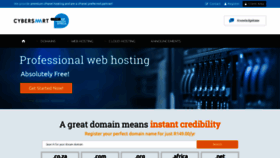 What Hosting.cybersmart.co.za website looked like in 2018 (5 years ago)
