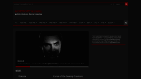 What Horrortheque.com website looked like in 2018 (5 years ago)