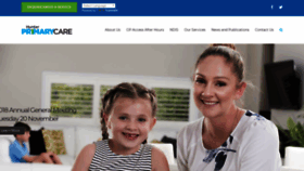 What Hunterprimarycare.com.au website looked like in 2018 (5 years ago)
