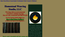 What Homesteadweaver.com website looked like in 2018 (5 years ago)